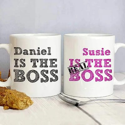 Real Boss Personalised Mugs