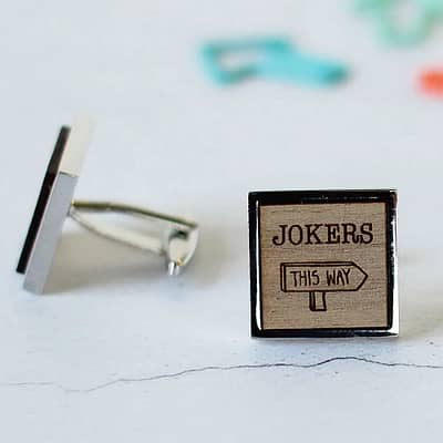 clowns to the left of me cufflinks