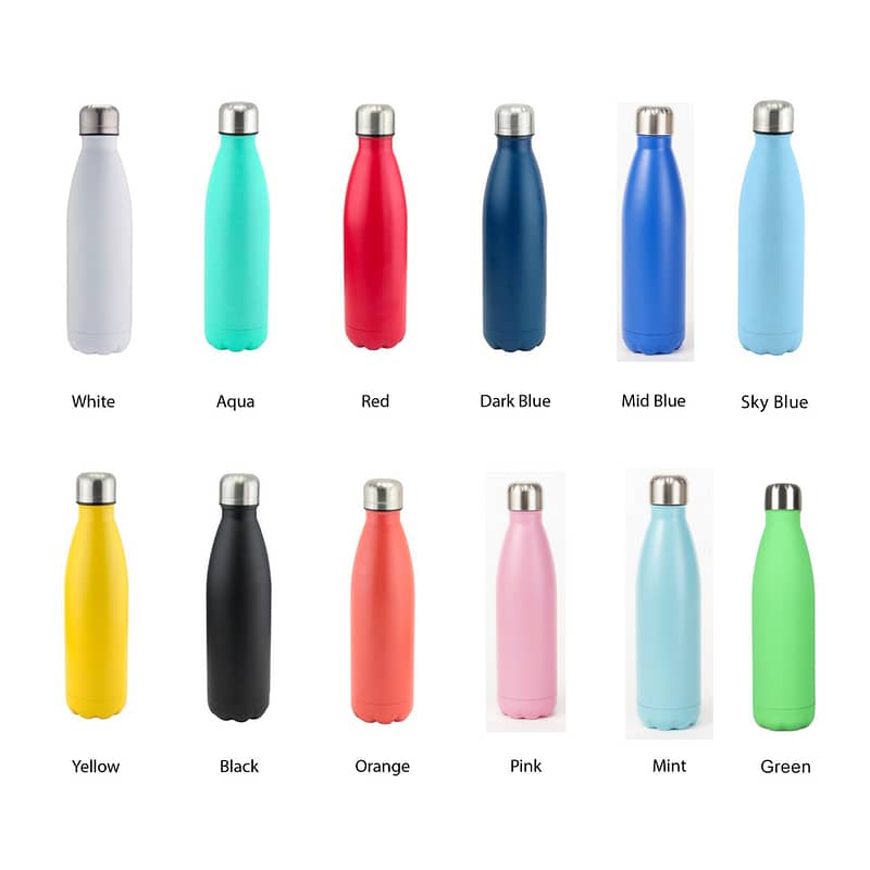 water bottle colours available
